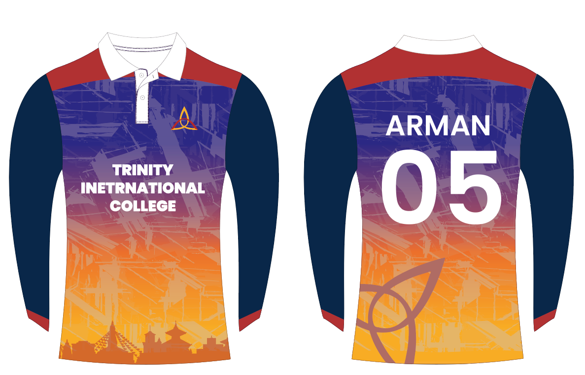 Jersey Design of Trinity International College.